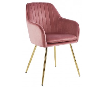 Scaun Mobhaus Adlam (Pink/Golden)