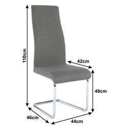 Scaun Mobhaus Amina (Dark Gray) Thumb