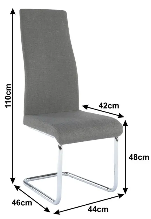 Scaun Mobhaus Amina (Dark Gray)