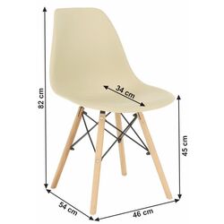 Стул Mobhaus Cinkla 3 New (Сappuccino-Vanilla) Thumb