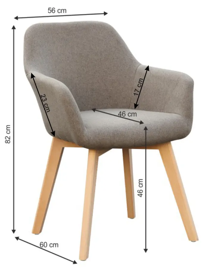 Стул Mobhaus Clorin New (Brown/Beech)