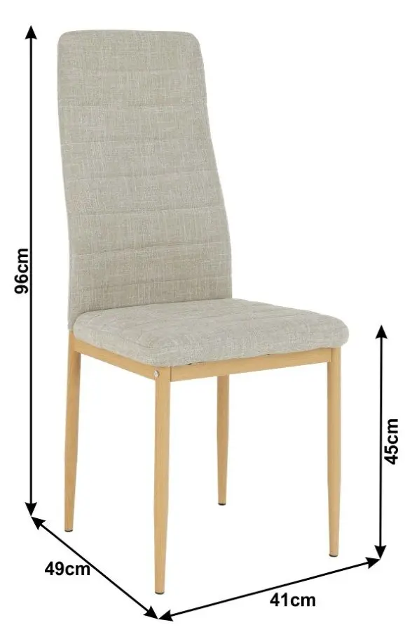 Scaun Mobhaus Coleta Nova (Beige/Beech) - 11