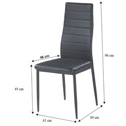 Scaun Mobhaus Coleta Nova (Black) Thumb