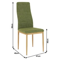 Scaun Mobhaus Coleta Nova (Green/Beech) Thumb