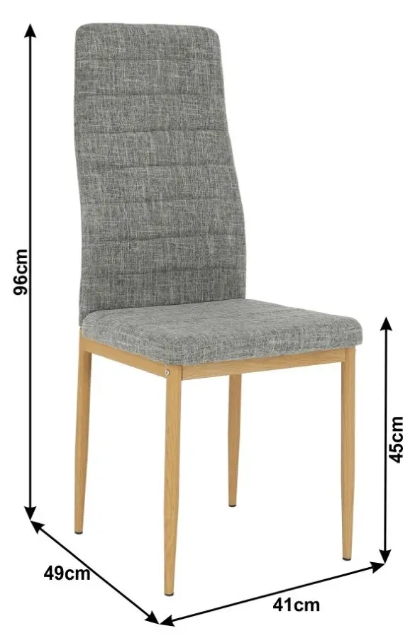 Scaun Mobhaus Coleta Nova (Light Gray/Beech) - 13