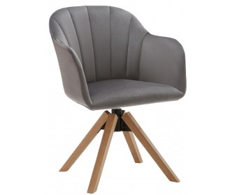 Scaun Mobhaus Dalio (Light Gray/Beech)