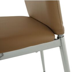 Стул Mobhaus Ervina (Beige/Chrome) Thumb