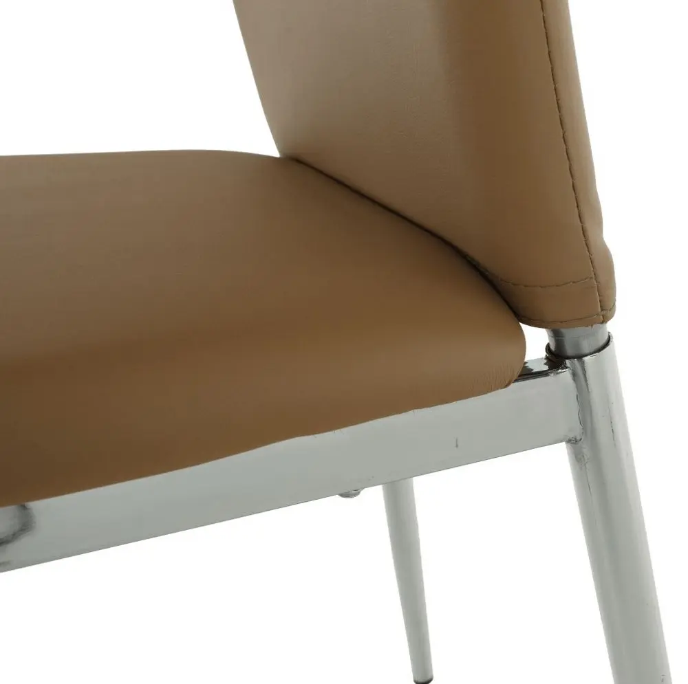 Стул Mobhaus Ervina (Beige/Chrome)