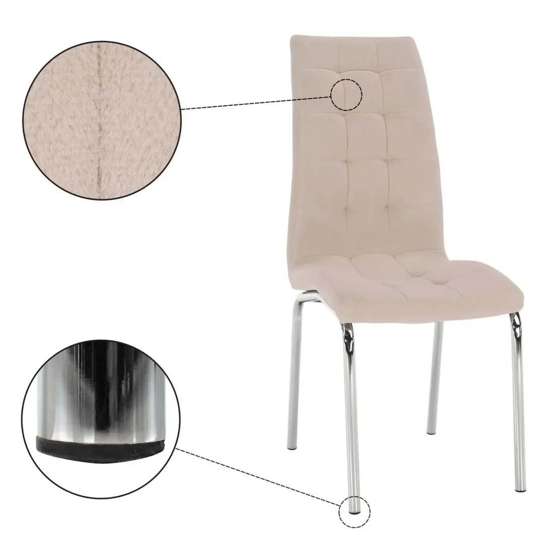 Scaun Mobhaus Gerda New (Beige/Chrome)