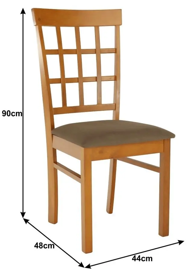 Стул Mobhaus Grid New (Cherry/Beige-Brown) - 8