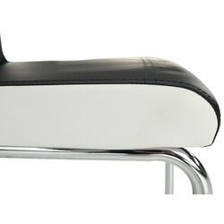 Scaun Mobhaus Neana (Black/White) Thumb