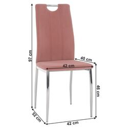 Scaun Mobhaus Oliva New (Pink) Thumb