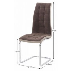 Scaun Mobhaus Saloma New (Brown/Beige) Thumb