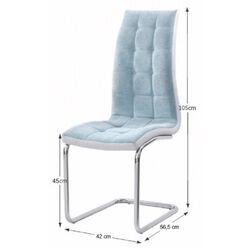 Scaun Mobhaus Saloma New (Menthol/Gray) Thumb