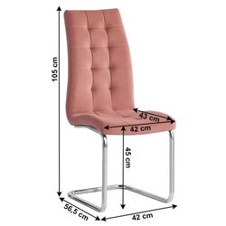 Стул Mobhaus Saloma New (Pink) Thumb