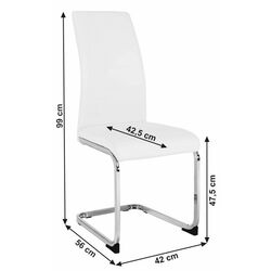 Scaun Mobhaus Vatena (White) Thumb