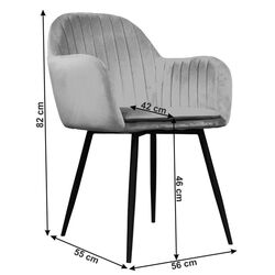 Scaun Mobhaus Zirkon (Gray) Thumb