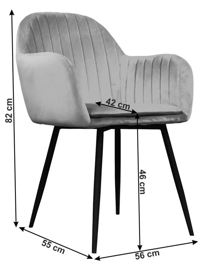 Scaun Mobhaus Zirkon (Gray)