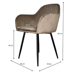 Scaun Mobhaus Zirkon (Taupe) Thumb