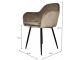 Scaun Mobhaus Zirkon (Taupe)