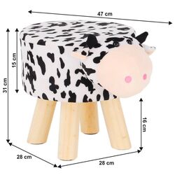 Табурет Mobhaus Molly (White/Black) Thumb