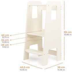 Детский табурет-стремянка Mobli Ully (White) Thumb