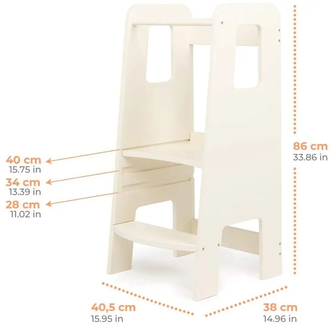 Детский табурет-стремянка Mobli Ully (White) - 4