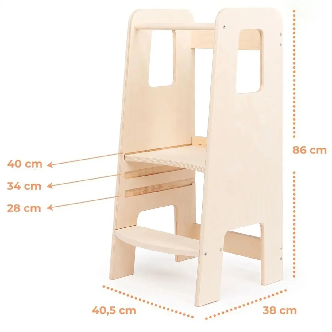 Детский табурет-стремянка Mobli Ully (Natural) - 3