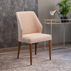 Scaun ModaLife Olivya (Beige/Natural Wood)