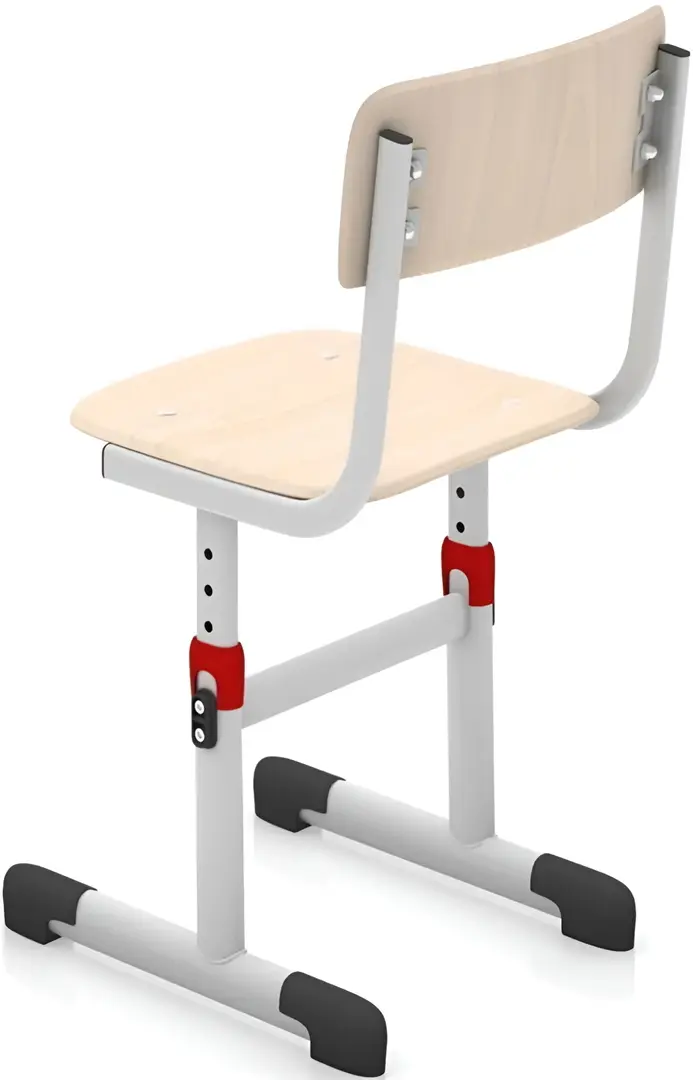 Scaun ModaLife Singe (Natural Wood/White) - 3