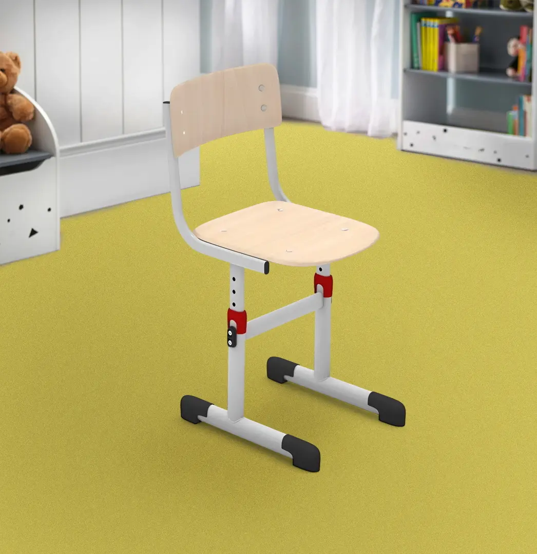 Scaun ModaLife Singe (Natural Wood/White)