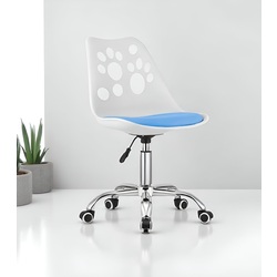 Кресло Modern Home Print (White/Blue)