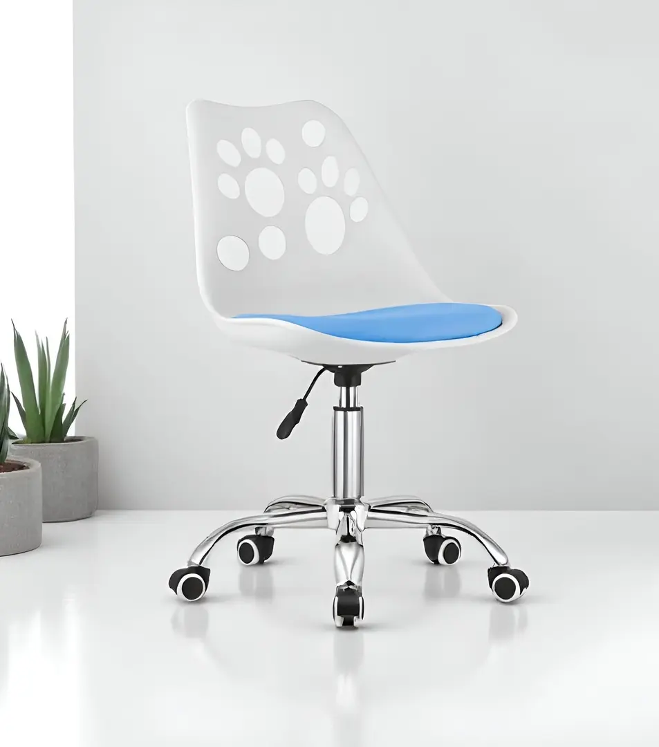 Fotoliu Modern Home Print (White/Blue)