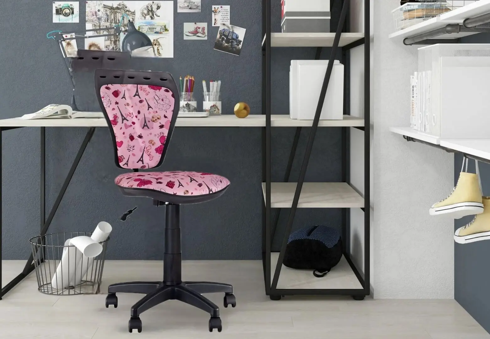 Fotoliu Nowy Styl Ministyle CM 04 (Black/Pink)