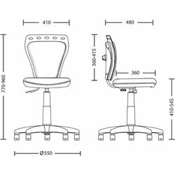 Fotoliu Nowy Styl Ministyle SPR 01 (Black/Multicolor) Thumb