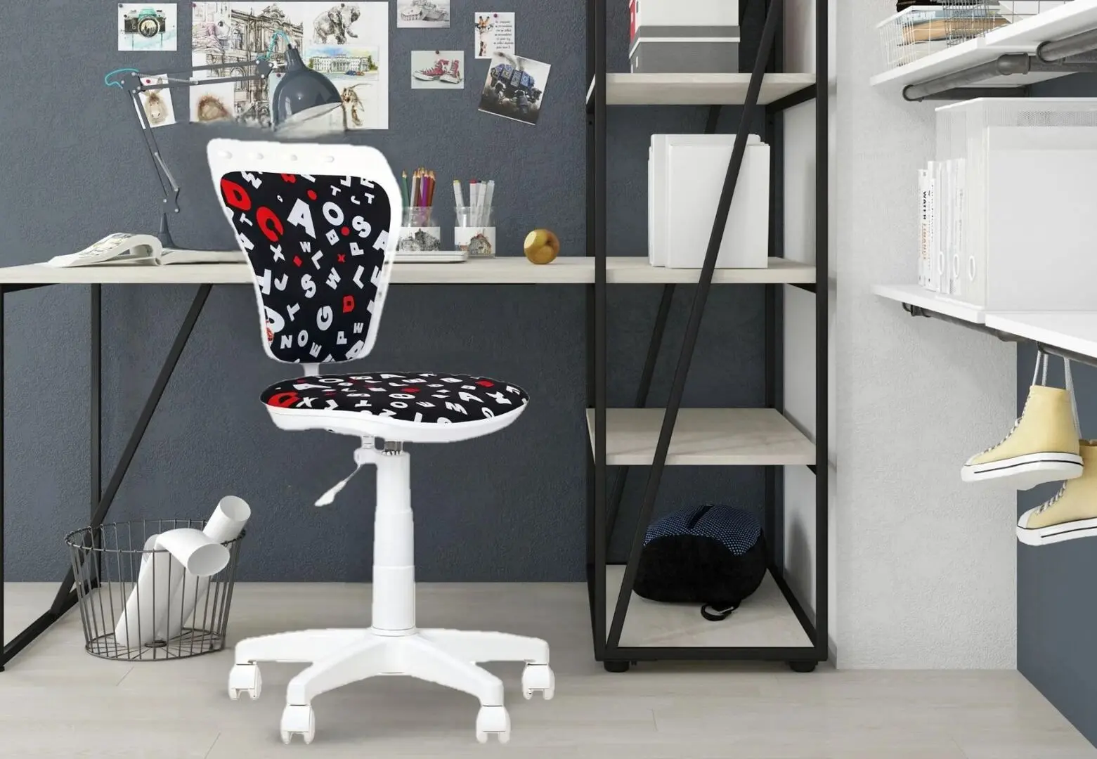 Кресло Nowy Styl Ministyle SPR 10 (White/Multicolor)