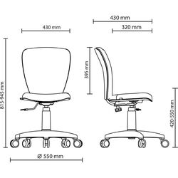 Fotoliu Nowy Styl Polly GTS (Pink/White) Thumb