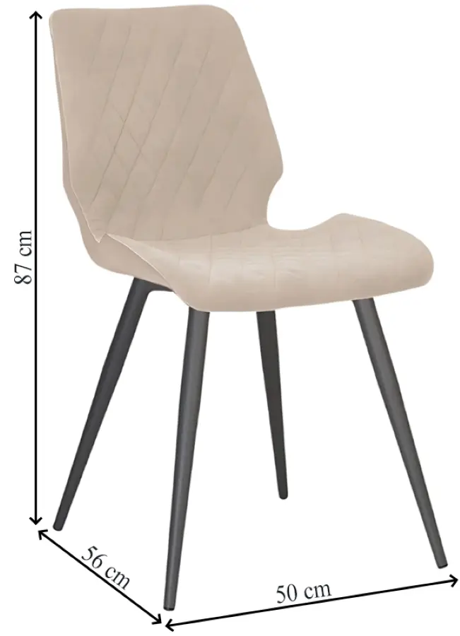 Scaun Nowy Styl Lips HN RMB PN-03 (Beige)