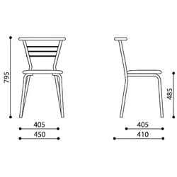 Scaun Nowy Styl Marco V1 (White/Black) Thumb
