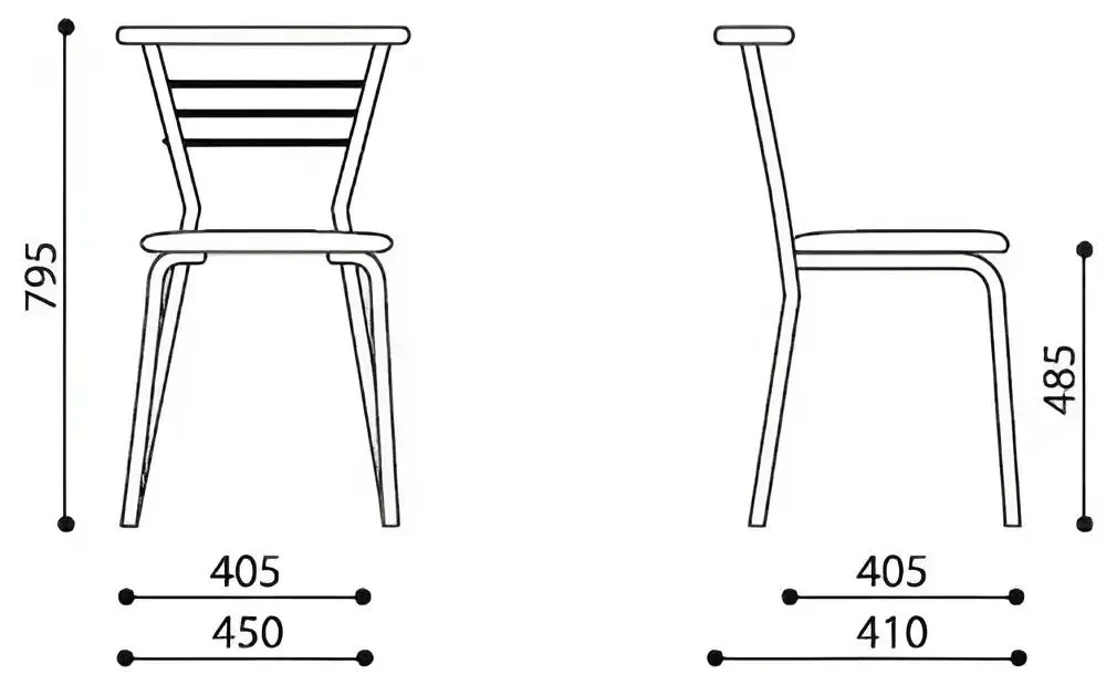 Scaun Nowy Styl Marco V1 (White/Black)