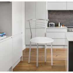 Scaun Nowy Styl Marco V1 (White/Chrome)