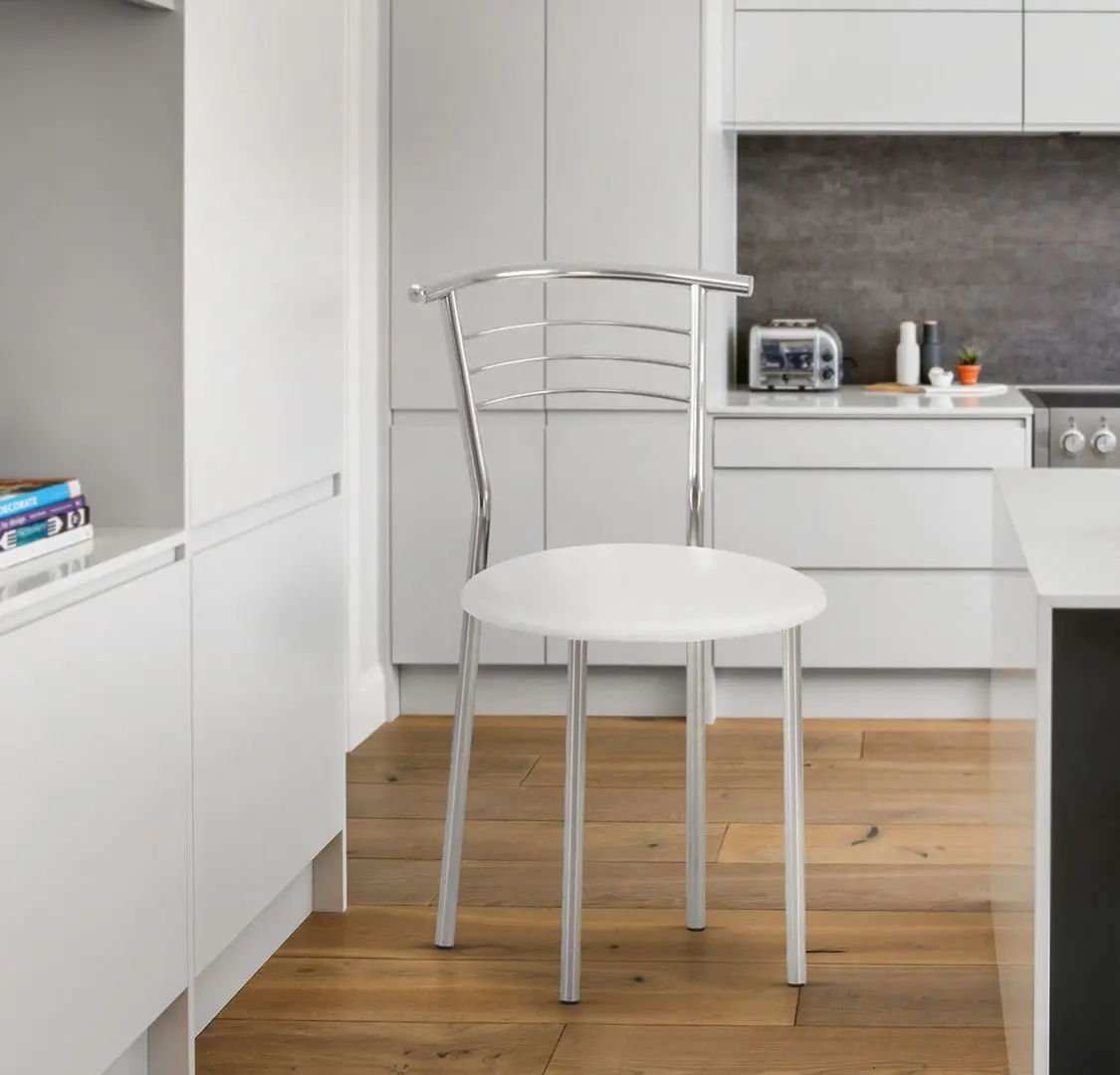 Стул Nowy Styl Marco V1 (White/Chrome)