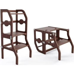 Детский табурет-стремянка 2в1 Procart W08G274B (Brown) Thumb