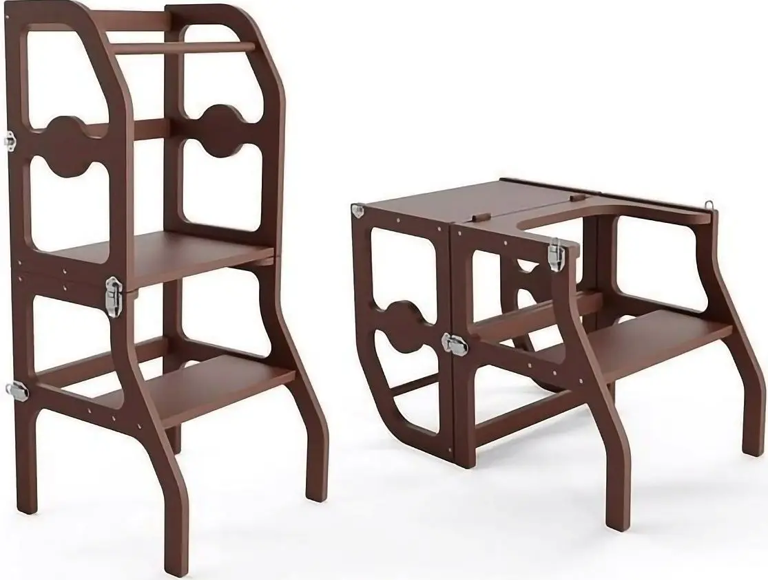Детский табурет-стремянка 2в1 Procart W08G274B (Brown) - 3