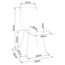 Scaun Signal Alan Brego 34 (Beige/Black) Thumb