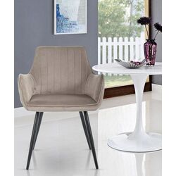 Scaun Signal Apple Bluvel 40 (Dark Beige/Black)