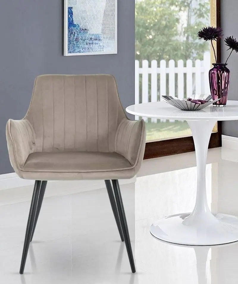 Scaun Signal Apple Bluvel 40 (Dark Beige/Black)