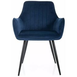 Scaun Signal Apple Bluvel 86 (Dark Blue/Black) Thumb