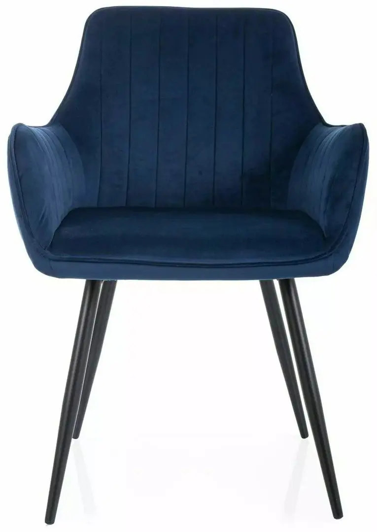 Scaun Signal Apple Bluvel 86 (Dark Blue/Black)