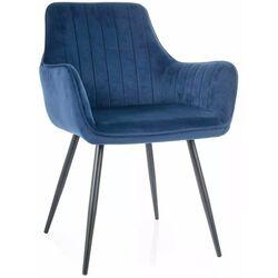 Scaun Signal Apple Bluvel 86 (Dark Blue/Black) Thumb